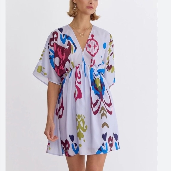 Entro ikat Tunic/Dress size L - Picture 1 of 9